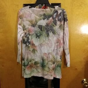 Long Sleeve Butterfly Top